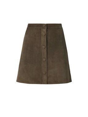 Helmut Lang Suede Mini Skirt